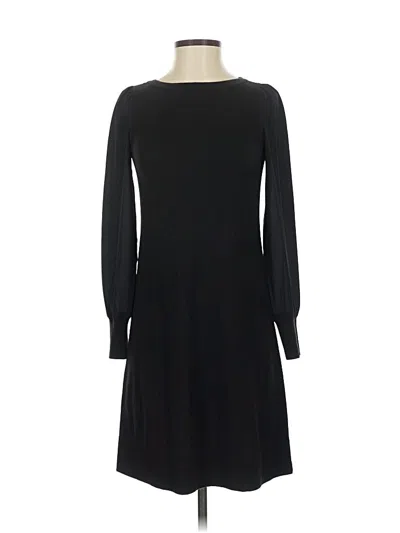 Pre-owned Ann Taylor Loft Casual Dress In Black