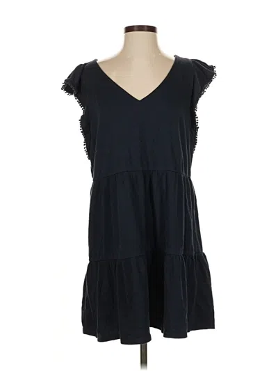 Pre-owned Ann Taylor Loft Casual Dress In Black