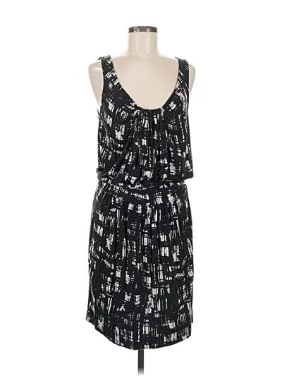 Pre-owned Ann Taylor Loft Casual Dress In Black