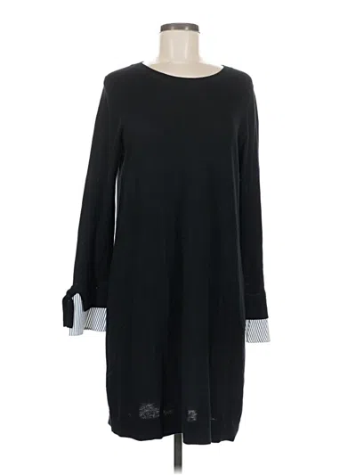 Pre-owned Ann Taylor Loft Casual Dress In Black