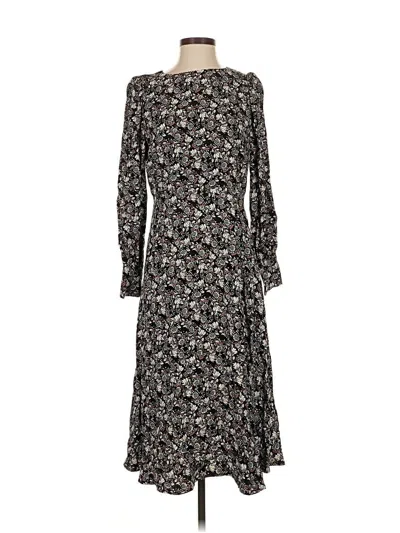 Pre-owned Ann Taylor Loft Casual Dress In Black