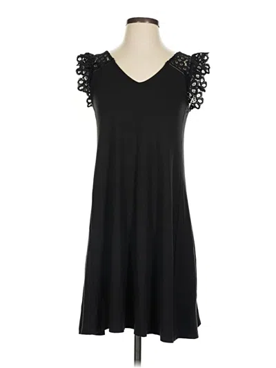 Pre-owned Ann Taylor Loft Casual Dress In Black