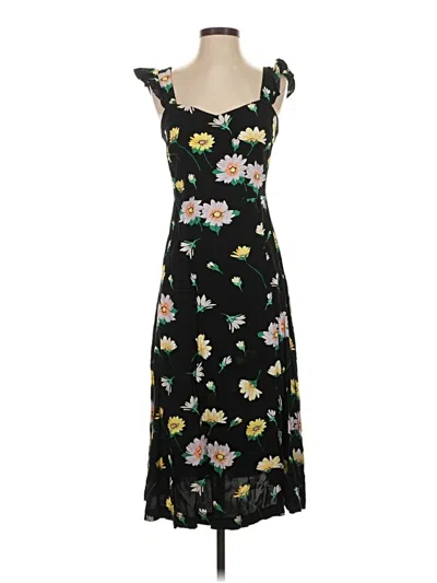 Pre-owned Ann Taylor Loft Casual Dress In Black