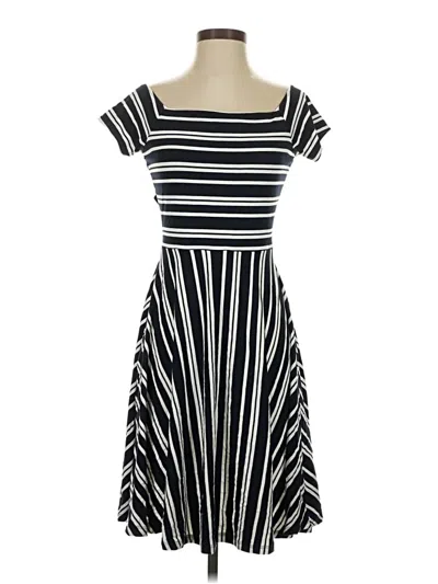 Pre-owned Ann Taylor Loft Casual Dress In Black