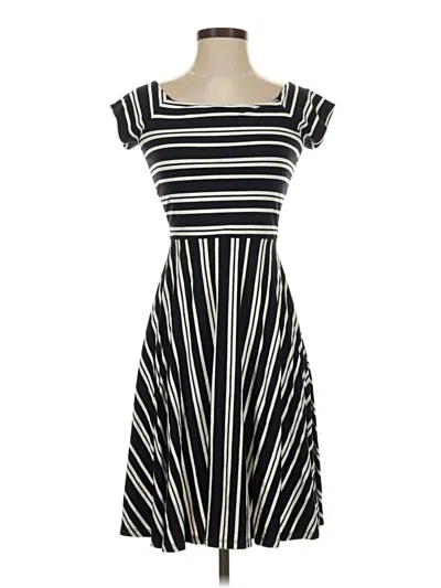 Pre-owned Ann Taylor Loft Casual Dress In Black