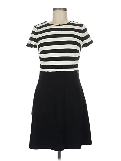 Pre-owned Ann Taylor Loft Casual Dress In Black
