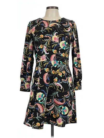 Ann Taylor Loft Casual Dress In Black