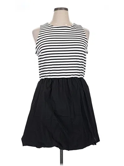 Pre-owned Ann Taylor Loft Casual Dress In Black