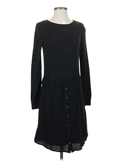 Pre-owned Ann Taylor Loft Casual Dress In Black