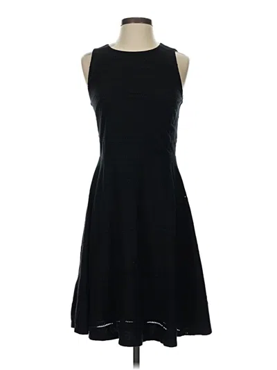 Pre-owned Ann Taylor Loft Casual Dress In Black