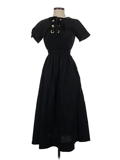 Ann Taylor Loft Casual Dress In Black