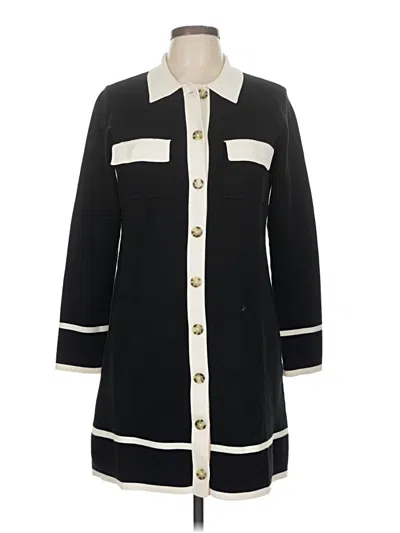 Pre-owned Ann Taylor Loft Casual Dress In Black