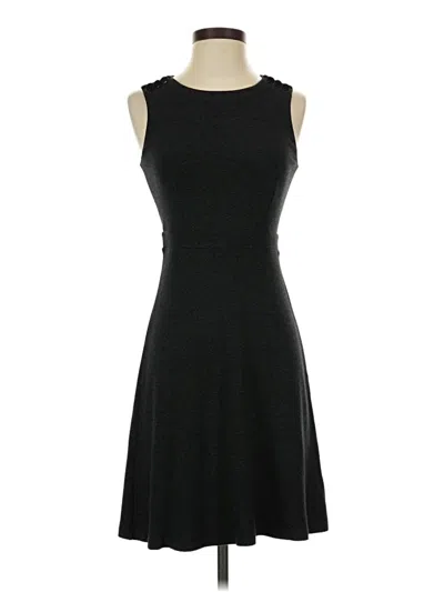 Pre-owned Ann Taylor Loft Casual Dress In Black