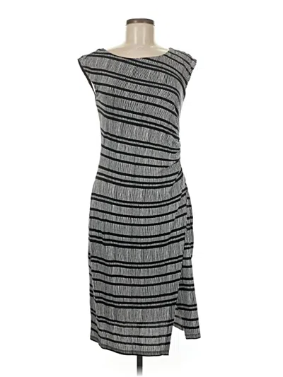 Pre-owned Ann Taylor Loft Casual Dress In Black