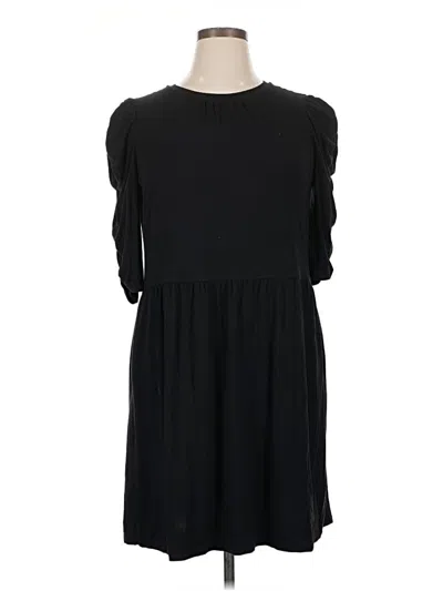 Pre-owned Ann Taylor Loft Casual Dress In Black