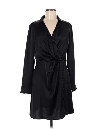 Ann Taylor Loft Casual Dress In Black