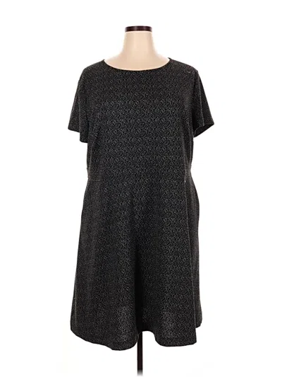 Pre-owned Ann Taylor Loft Casual Dress In Black