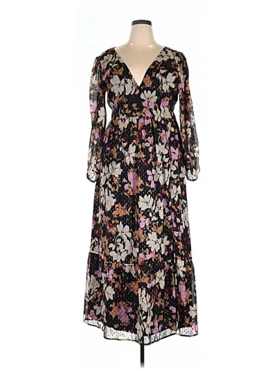 Pre-owned Ann Taylor Loft Casual Dress In Black