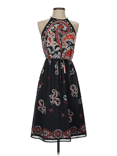 Pre-owned Ann Taylor Loft Casual Dress In Black