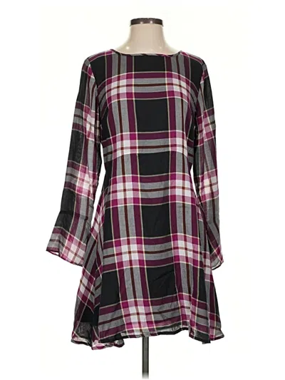 Pre-owned Ann Taylor Loft Casual Dress In Black
