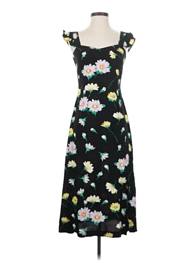 Pre-owned Ann Taylor Loft Casual Dress In Black