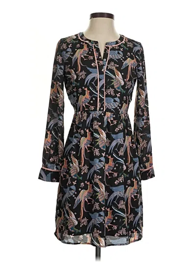 Pre-owned Ann Taylor Loft Casual Dress In Black