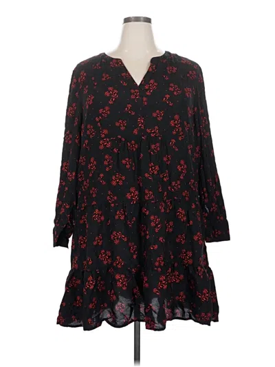Pre-owned Ann Taylor Loft Casual Dress In Black