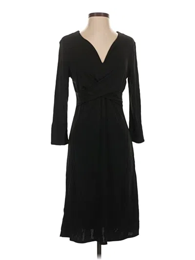 Pre-owned Ann Taylor Loft Casual Dress In Black