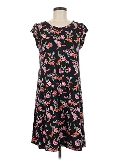 Pre-owned Ann Taylor Loft Casual Dress In Black