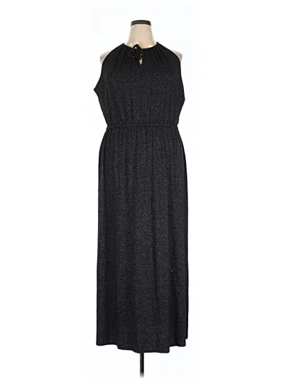 Pre-owned Ann Taylor Loft Casual Dress In Black