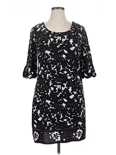 Pre-owned Ann Taylor Loft Casual Dress In Black