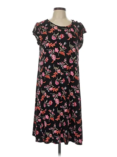 Pre-owned Ann Taylor Loft Casual Dress In Black