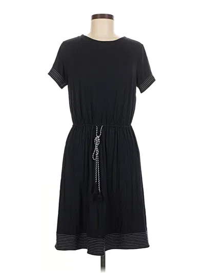 Pre-owned Ann Taylor Loft Casual Dress In Black