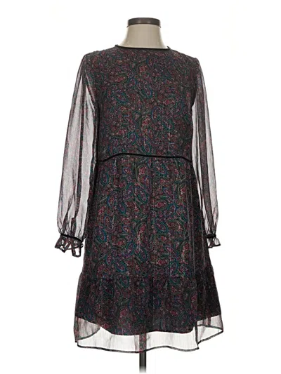 Pre-owned Ann Taylor Loft Casual Dress In Black