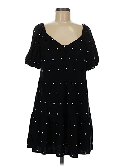 Pre-owned Ann Taylor Loft Casual Dress In Black