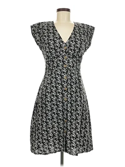 Pre-owned Ann Taylor Loft Casual Dress In Black