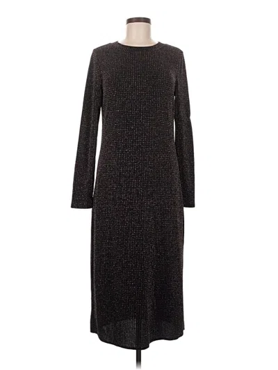 Ann Taylor Loft Casual Dress In Black