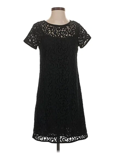 Pre-owned Ann Taylor Loft Casual Dress In Black
