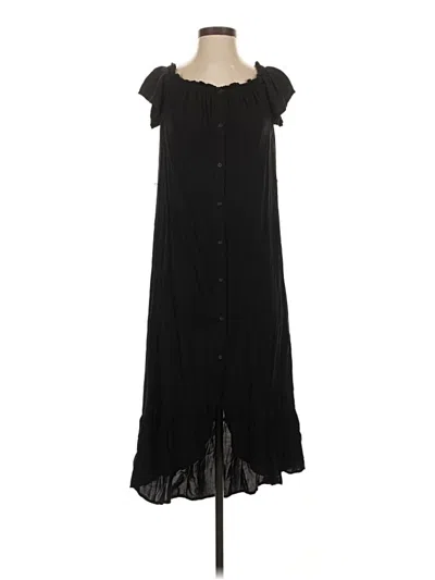Pre-owned Ann Taylor Loft Casual Dress In Black