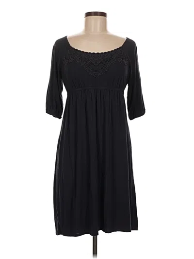 Pre-owned Ann Taylor Loft Casual Dress In Black