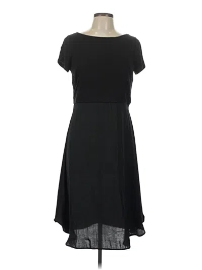 Ann Taylor Loft Casual Dress In Black