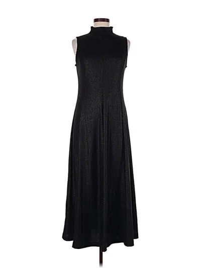 Ann Taylor Loft Casual Dress In Black