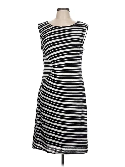 Pre-owned Ann Taylor Loft Casual Dress In Black
