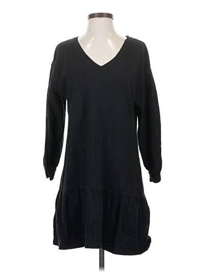 Pre-owned Ann Taylor Loft Casual Dress In Black