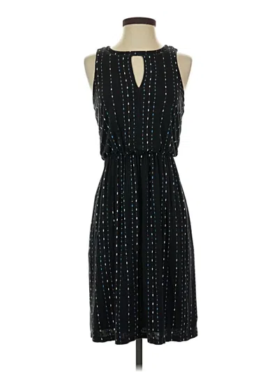 Pre-owned Ann Taylor Loft Casual Dress In Black