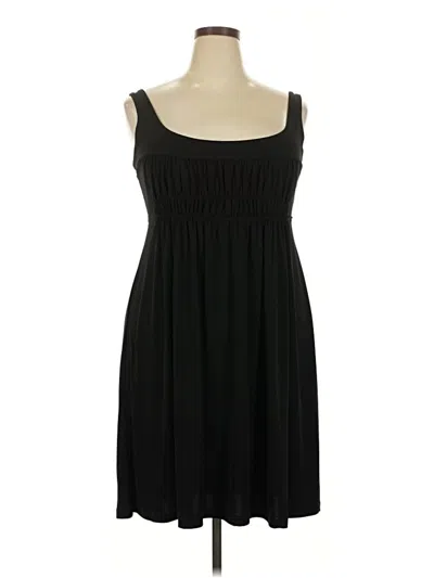 Pre-owned Ann Taylor Loft Casual Dress In Black