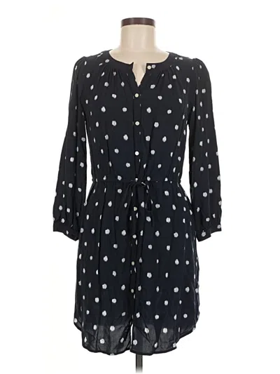 Pre-owned Ann Taylor Loft Casual Dress In Black