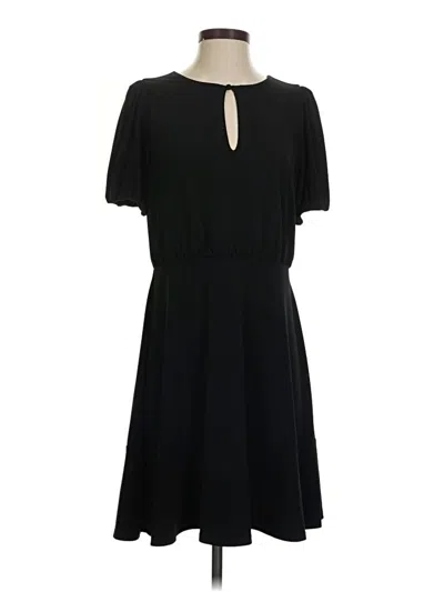 Pre-owned Ann Taylor Loft Casual Dress In Black