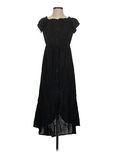 Pre-owned Ann Taylor Loft Casual Dress In Black