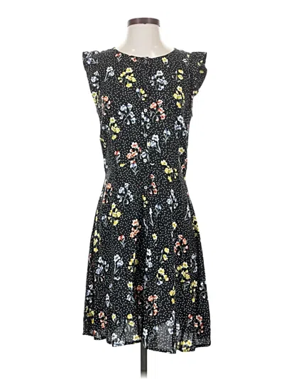 Pre-owned Ann Taylor Loft Casual Dress In Black